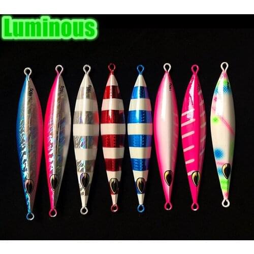 Mackerel Fish Bait Slow Shaking Jigbait Fishing Lure 20g 30g 40g 60g Long Cast Jigs Feather Hook Artificial Lures 1 Piece Sale