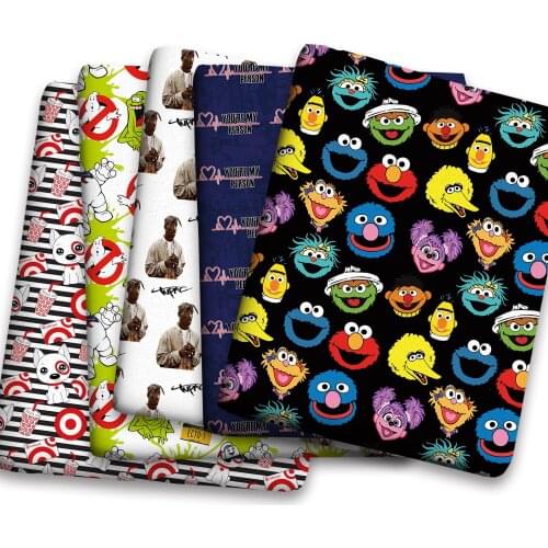 Spring Summer Cotton Super Dense Sewing Fabric Making Womens Wear Dress Children Clothing Home Clothes Cloth c01 0.5Meter