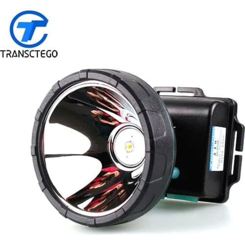 LED headlight glare Yellow light fishing lamp Bright light charging head wearing a flashlight