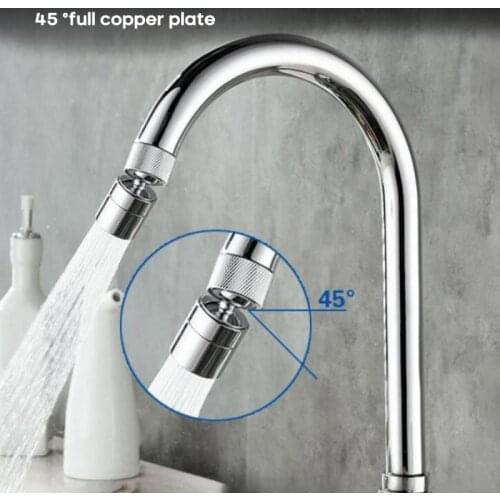 Universal Splash Filter Faucet 360° Filter Faucet Bathroom Faucet Replacement Filter Faucet Bibcocks Kitchen Bathroom Tool Tap