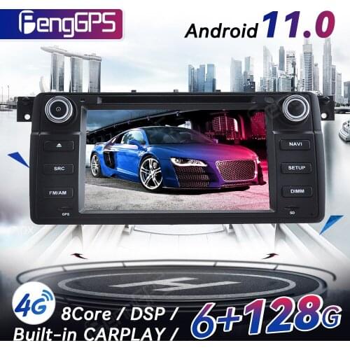 Octa Core CD DVD Player 2 Din Stereo Android 11.0 Car Radio for BMW E46 1998-2005 BMW M3 1998-2005 GPS Navigation Autoradio