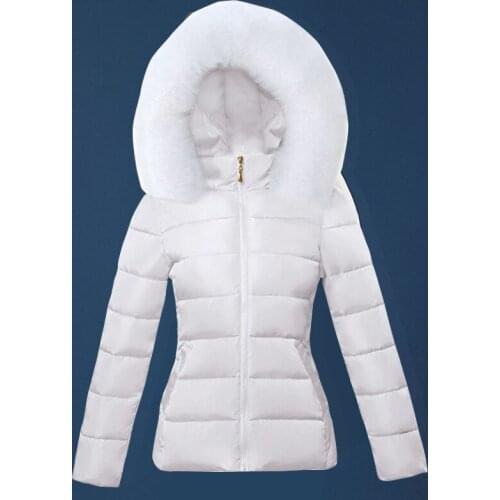 Womens Jacket Detachable Fake Fur Winter Jacket Female Coat Plus Size 6XL Winter Coat Hooded Down Parka Warm Short Outerwear