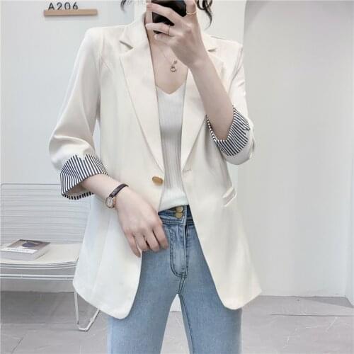 Women Blazers Jackets Spring Autumn Work Office Ladies Leisure Suits Slim Business Design Female Coats Talever British Vintage