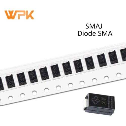 50Pcs SMD TVS Diodes SMAJ120A SMAJ130A SMAJ140CA SMAJ150CA SMAJ160CA SMAJ170CA SMAJ180CA SMAJ188A SMAJ 400W 5A SMA