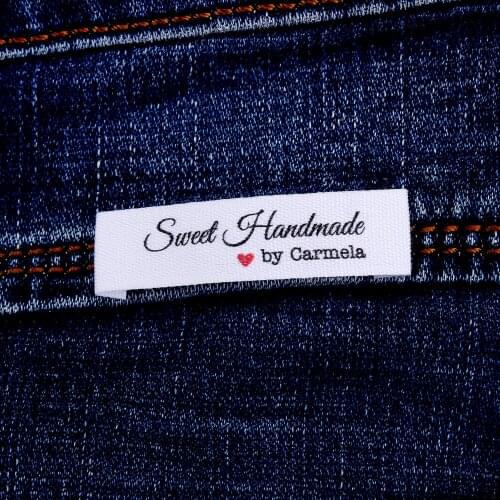Custom Sewing label,Custom Clothing Labels - Brand Tags, Logo or Text, Sew on Cotton Fabric (MD3001)