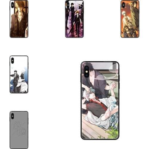 Diy Colorful Printing Black Soft TPU Japanese Anime Gintama Fashional For Huawei Honor 20 20i 20s 10 10i 6A 7A 7X 8C 8X 9 9A 9I