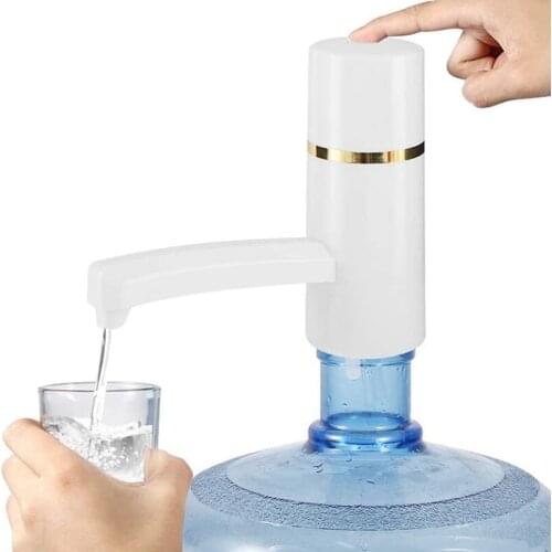 Electric Water Bottle Pump 5 Gallon,USB Wireless Portable Automatic Jug Drinking Dispenser Filter for Home Office