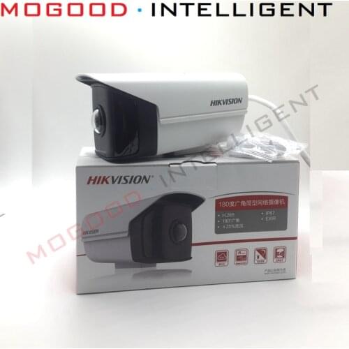 HIKVISION Wide-Angle DS-2CD3T45F(D)P1-IS 4MP Built-in Microphone IP Bullet Camera Support EZVIZ Hik-Connect App PoE ONVIF IR