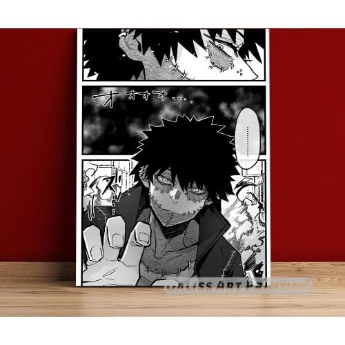 Canvas Anime dabi My Hero Academia Pictures Home Decoration Paintings Poster HD Prints Wall Art Modular Living Room Framed