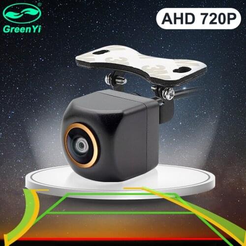 AHD/CVBS 720P 170° Fisheye Lens Auto Dynamic Trajectory Guide Line Vehicle Rear View Camera For Car Android DVD AHD CVBS Monitor