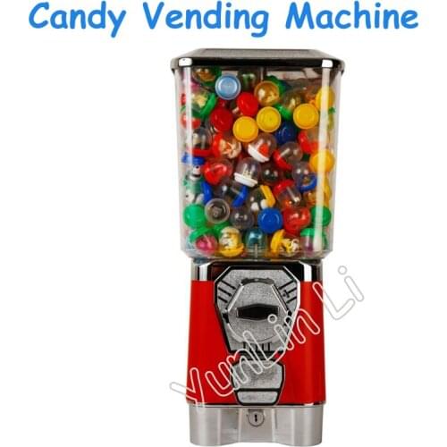 Candy Vending Machine Toy Capsule/ Bouncing Ball Vending Machine Gumball Machine Candy Dispenser with Coin Box GV18F