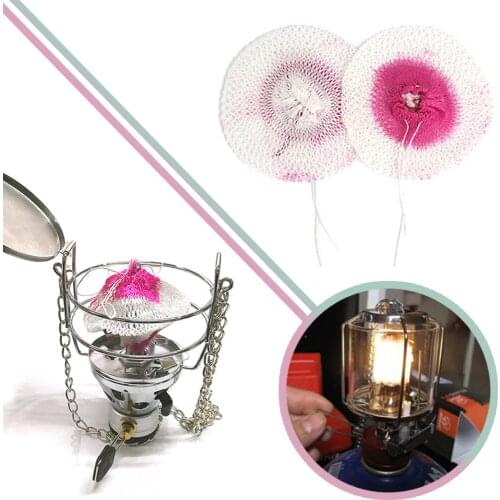 Small Lamp Gauze Mesh Cover Pressure Light Kerosene Travelling 10cm Gas Lantern Mantles Easy Carrying Portable Parts