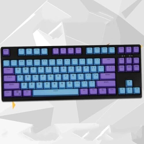 104/87 Key New New DIY Double Color Backlight Mechanical Keyboard Keycap Universal Column For Ikbc Cherry MX Mechanical Keyboar