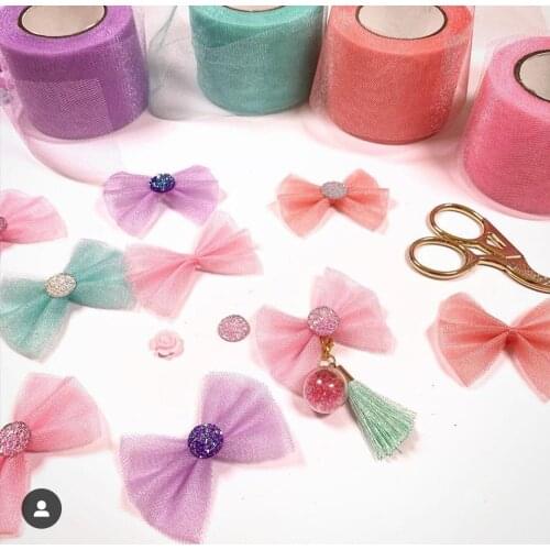 25yard 5cm Tulle Roll Wedding Decoration Roll Fabric Spool Craft Tulle Fabric Tutu Dress DIY handmade Organza Baby Shower Party