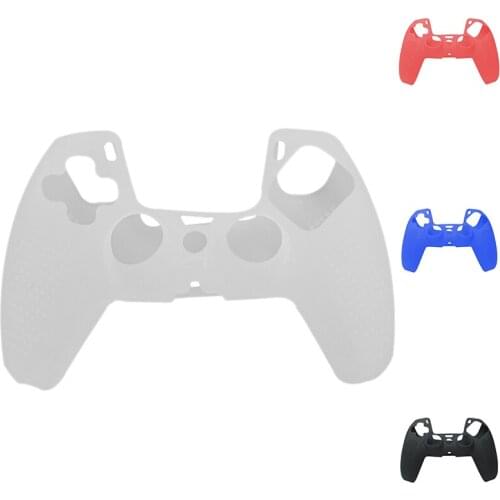 Silicone Protective Sleeve Is for PS5 Handle Silicone Anti-Sweat and Dust-Proof with Non-Slip Particles