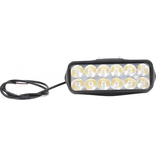 Electric Bike LED Strong Light Universal Motorcycle Tricycle Conversion Light High Brightness E-Bike 12V-80V 6W 12LED Light