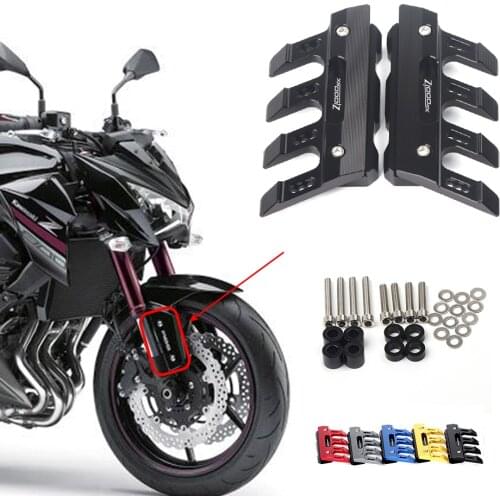 For Kawasaki Z750 Z800 Z900 Z1000 Z1000SX Universal Motorcycle Guard Accessories Front Fender Slider Protector Mudguard Cover