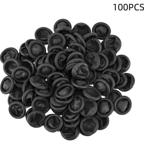 100pcs Black Disposable Tattoo Rotary Machine Pen Sleeves Tattoo Grips Cover Accessories for Rotary Pen