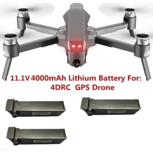11.1V 4000mAh Original Battery 4K Camera Propeller Maple Leaf For 4DRC Drone RC Quadcopter Accessories 4DRC GPS Drone Spare Part
