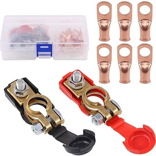 2Pcs Clamps Car Caravan Auto Car Battery Pair of Quick Release Battery Terminals Battery Terminal Connector Car Accessories