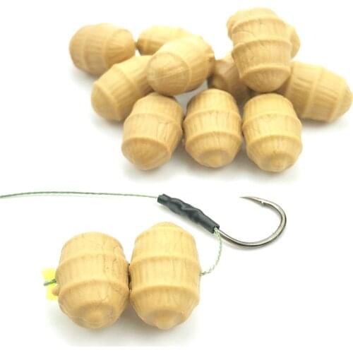40pcs Fake Food Carp Fishing Soft Floating Artificial Tiger Nut Baits Pop Up Baits Pellets Baits Sets Of Fishing