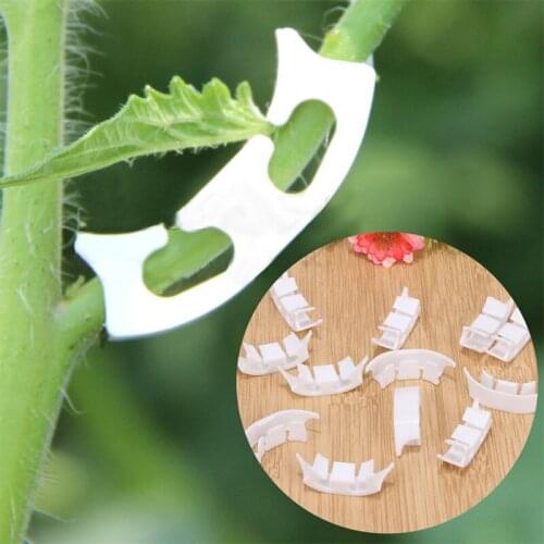 50pcs/lot Vegetables Fixing Clips Fruit ,Flower ,Plant Seedling Reinforcement Clip to Prevent Bending Support Clamp