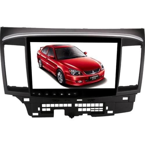 8 Core, 32G ROM, 2G RAM, 10.1 inch Android 6.0 Car GPS Navigation System Media Stereo Radio DVD for Mitsubishi Lancer 2007-2011