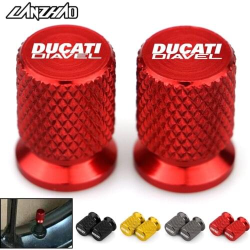 DIAVEL CNC Aluminum Tyre Valve Air Port Cover Cap Motorcycle Accessories for Ducati Diavel Cromo Carbon AMG Strada 1260 All Year