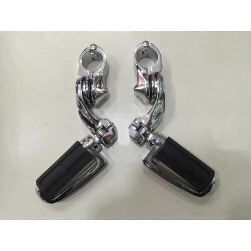 Free shipping Chrome Streamline Highway Foot Peg For Harley Davidson 1 1/4" 32MM Engine Guard
