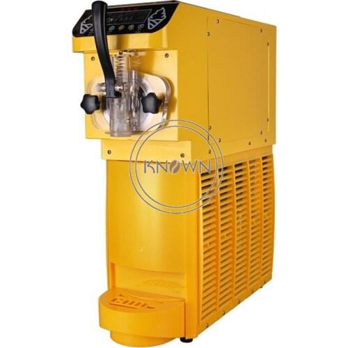 Free shipping small table desktop 22L production single flavor soft serve sundae cone ice cream machine export standard