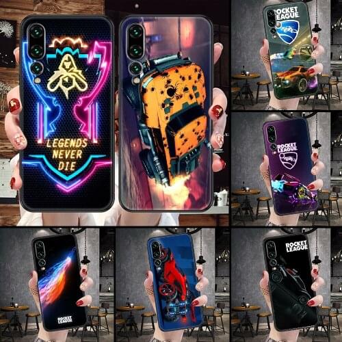 Rocket League Game Phone Case For Huawei P Mate P10 P20 P30 P40 10 20 Smart Z Pro Lite black painting cover tpu prime art coque