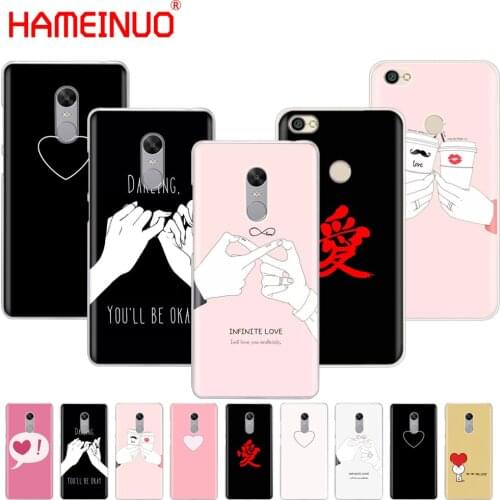 HAMEINUO darling be ok love simple style Cover phone Case for Xiaomi redmi 4 1 1s 2 3 3s pro redmi note 4 4X 4A 5A