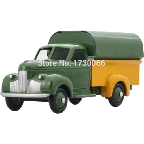 DINKY TOYS Atlas 25Q STUDEBAKER CAMIONNETTE BACHEE Diecast ALLOY Classic military trucks model for collect Wholesale