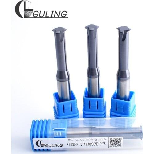 CNC 55Degree Tungsten Steel Inch Single Tooth Range Thread Milling P 1.058 1.27 0.907-1.411 Mill Cutter 1.336 - 1.814 2.54 mills