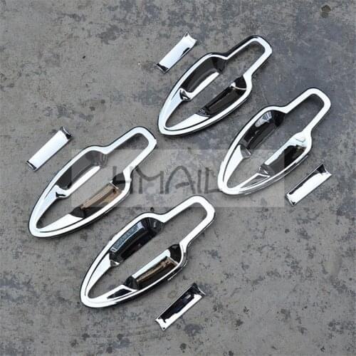 ABS chrome door bowl trim for S3 REFINE JAC 2014 15 16 17 Car styling plating plating protective decorat auto cover stickers