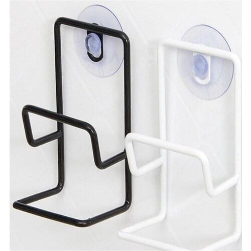 Metal Suction Cup Sink Drain Rack Wall Sucker Sponge Storage Drying Holder Kitchen Sink Soap Stand Dish Cloth Shelf Organizer