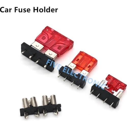 Mini/Small/Medium Auto/Car Fuse Holder/Case/Base for PCB Breadboard Welded Type