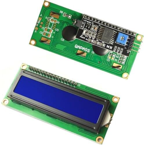 LCD1602+I2C LCD 1602 module Blue screen PCF8574 IIC/I2C for arduino LCD1602 Adapter plate The connector