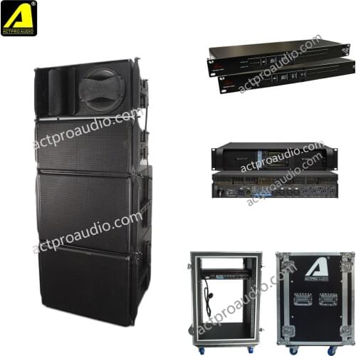 PA audio GEOS1230 2-way line array module line array speakers single 18 inch subwoofer actpro active pa stage speaker
