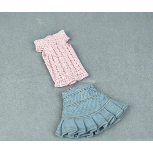 30cm Doll Dress Fashion Clothes suit for licca For Barbie Doll for blythe Accessories Baby Toys Best Girl' Gift