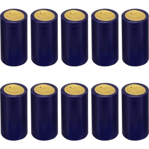 100pcs Portable Lightweight Durable Practical Plastic Wine Bottle Caps Bottle Capsules Stopper Heat Shrink Sealing Bottle Cap