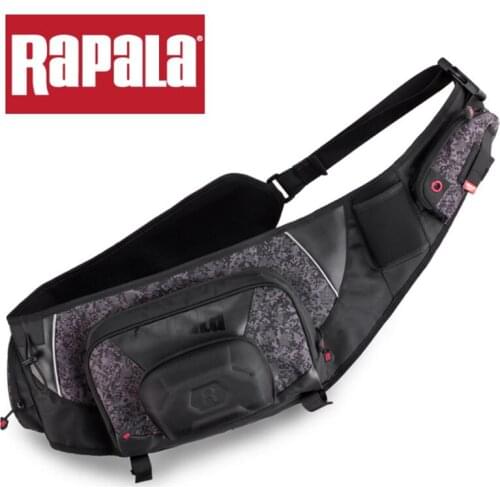 Rapala City Fishing Road Sub Bag Suspension Belt Bag Chest Bag Fishing Rod Storage Multifunctional Fishing Gear Bag