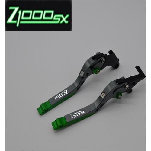 Yang hua CNC Folding&Extending Brake Clutch Levers For Kawasaki Z1000 SX Z1000SX/Tourer 2017