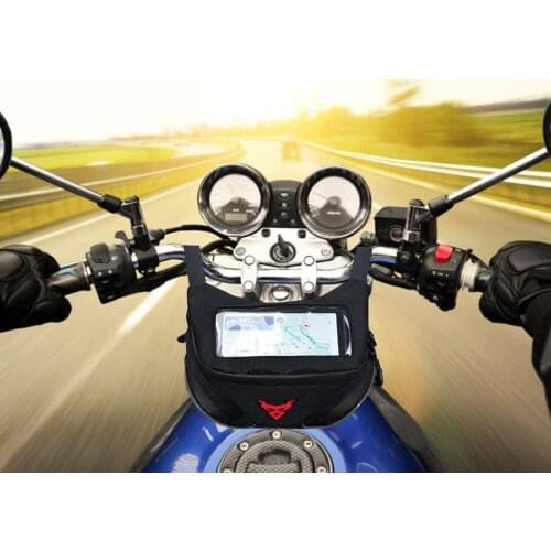 New 7inch Touch Screen Motorcycle Tank Bag Oxford Waterproof Oil Fuel Bag Scooter Motorbike Moto Saddle Luggage GPS Phone Bag
