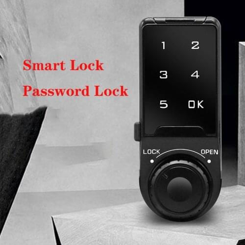 Smart Lock Touch Keypad Easy Installation Password Automatic Digital Lock Cabinet Drawer Lock Safe Lock