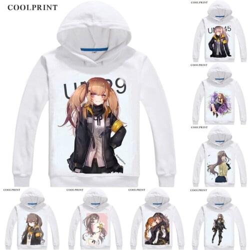 UMP45 Game Mens Hoodies Girls Frontline Girls' Doujinshi Anime Sweatshirt Streetwear Custom Hoodie Costume Hooded