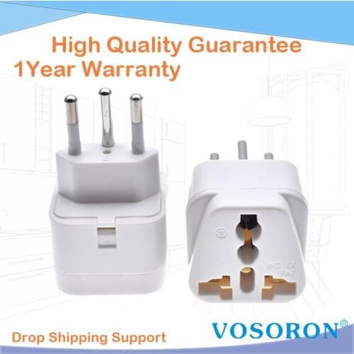 AC Brazilian Power Plug Wall Charger UK US EU AU to Brazil 3 Pin Travel Adapter Socket Converter For Home Travel Use