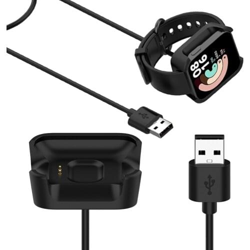 USB 1m Charging Cable Cradle Dock For Xiaomi Mi Watch Lite Global Version Magnetic Charger Adapter For Redmi Watch Charging Line