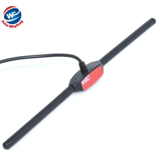 2015 Car anolog tv antenna tv aerial with amplifier booster Car Antenna DC3.5 connector free shipping