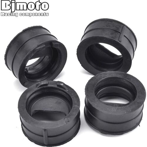 4Pcs Motorcycle Carburetor Interface Adapter Intake Manifold For XJ600S XJ400 Diversion S-TYPE XJ600N Diversion Naked